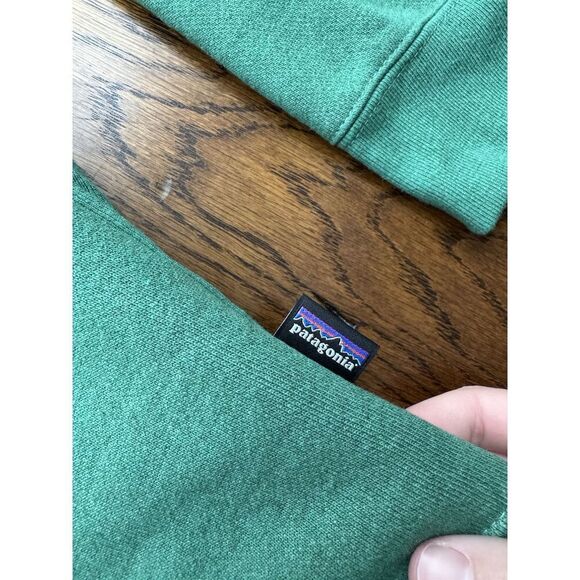 Patagonia Fitz Roy Icon Uprisal Crew Sweatshirt Men’s M / Womens L Green NWT - Picture 3 of 8